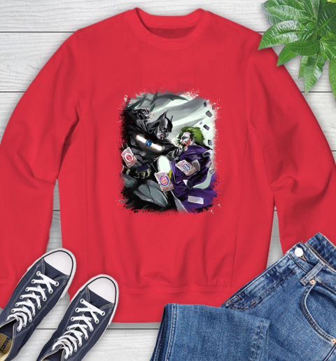 Kansas City Royals MLB Baseball Batman Fighting Joker DC Comics Sweatshirt 10