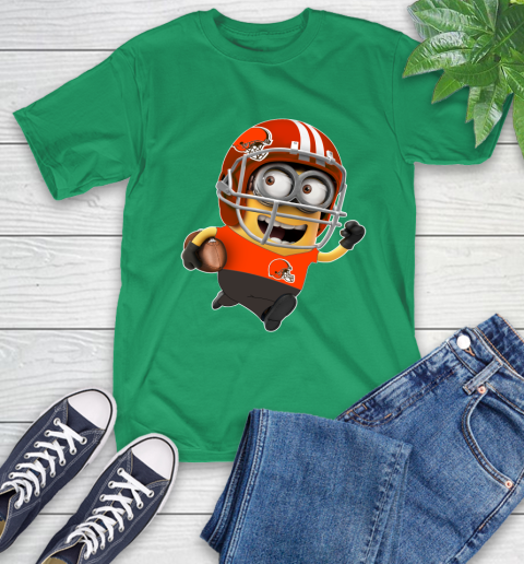 NFL Cleveland Browns Minions Disney Football Sports T-Shirt 7