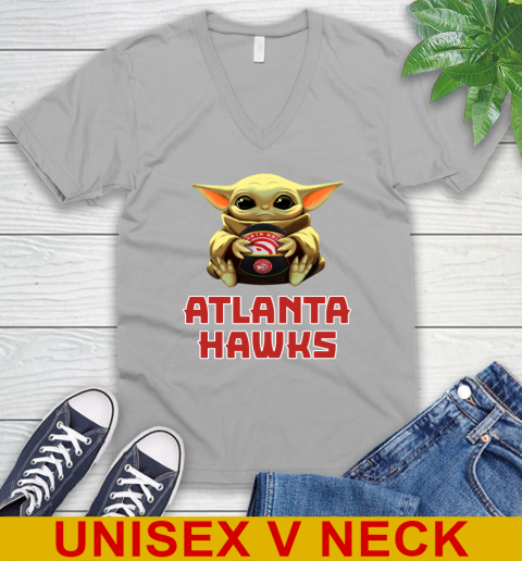 NBA Basketball Atlanta Hawks Star Wars Baby Yoda Shirt 52