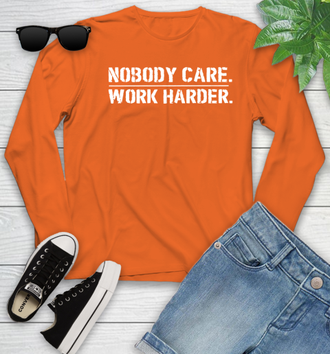 Lamar Jackson Nobody Cares Work Harder Youth Long Sleeve 3