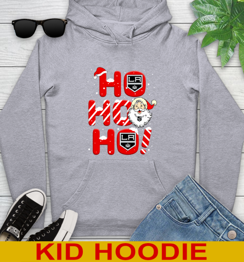 Los Angeles Kings NHL Hockey Ho Ho Ho Santa Claus Merry Christmas Shirt Youth Hoodie 6