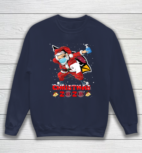 Arizona Cardinals Funny Santa Claus Dabbing Christmas 2020 NFL Sweatshirt 2