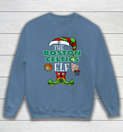 Boston Celtics Christmas ELF Funny NBA Sweatshirt 6