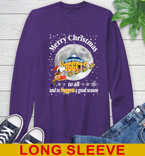Denver Nuggets Merry Christmas To All And To Nuggets A Good Season NBA Basketball Sports Long Sleeve T-Shirt 5