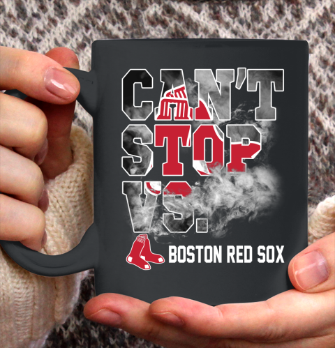 MLB Boston Red Sox Baseball Can't Stop Vs Boston Red Sox Ceramic Mug 11oz