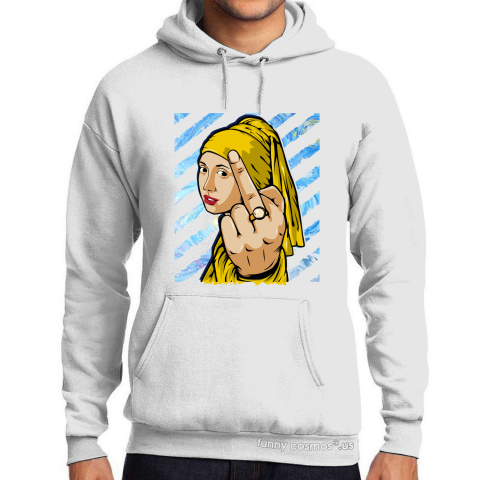 Air Jordan 1 New Love Matching Sneaker Tshirt The girl With The Pearl Earing Middle Finger Yellow and Black Jordan Tshirt