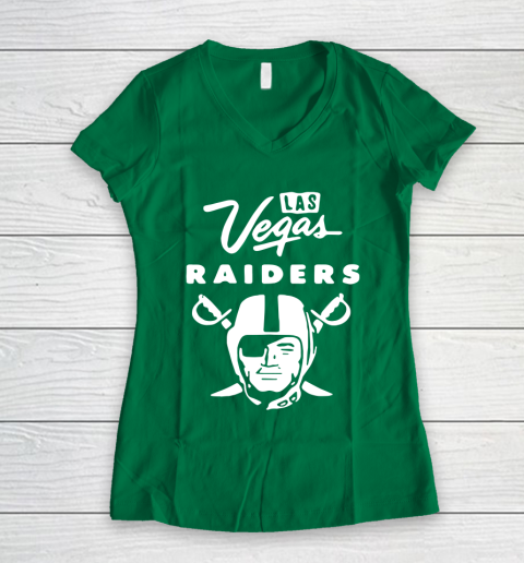 Las Vegas Raider Women's V-Neck T-Shirt 4 Las Vegas Raider Women's V-Neck T-Shirt - Image 4