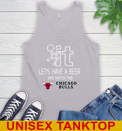 Chicago Bulls Basketball NBA Let's Have A Beer And Watch Your Team Sports Tank Top 3