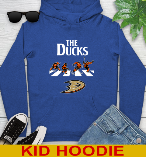 NHL Hockey Anaheim Ducks The Beatles Rock Band Shirt Youth Hoodie 10