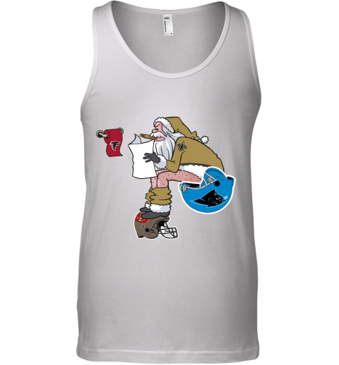 Santa Claus New Orleans Saints Shit On Other Teams Christmas Tank Top