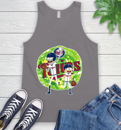 MLB Minnesota Twins Rick And Morty Baseball Sports Tank Top 7