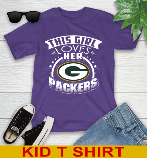 Green Bay Packers NFL Football This Girl Loves Her Team 99