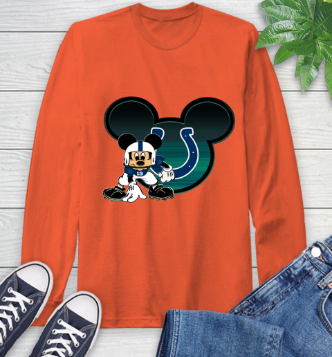 NFL Indianapolis Colts Mickey Mouse Disney Football T Shirt Long Sleeve T-Shirt 5