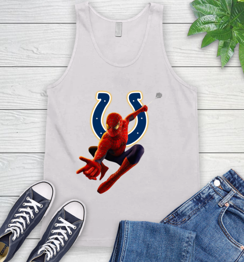 NFL Spider Man Avengers Endgame Football Indianapolis Colts Tank Top