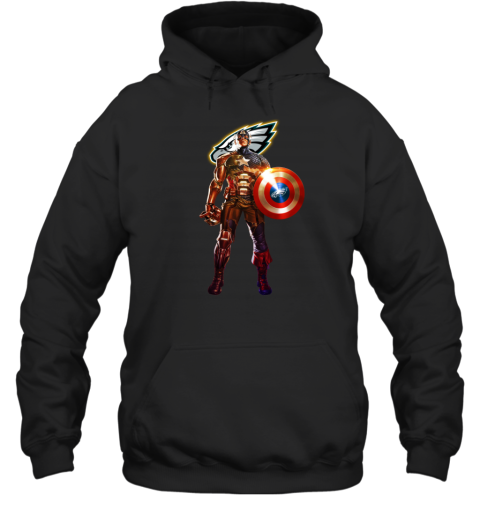 NFL Captain America Philadelphia Eagles Hoodie