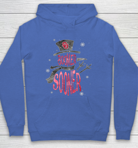 Oklahoma Sooners Christmas Snowman Hoodie 6
