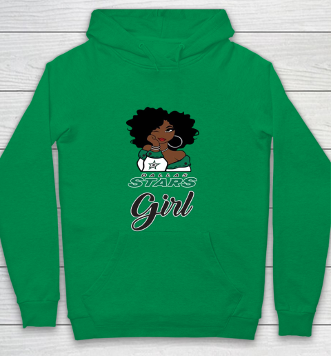 Dallas Stars Girl NHL Youth Hoodie 6