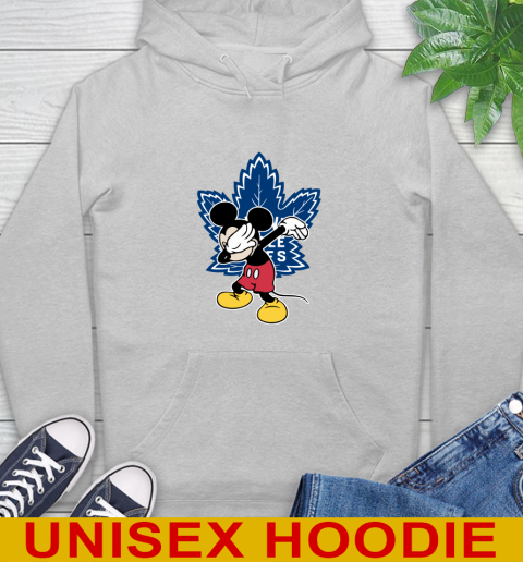 Toronto Maple Leafs NHL Hockey Dabbing Mickey Disney Sports Hoodie 6