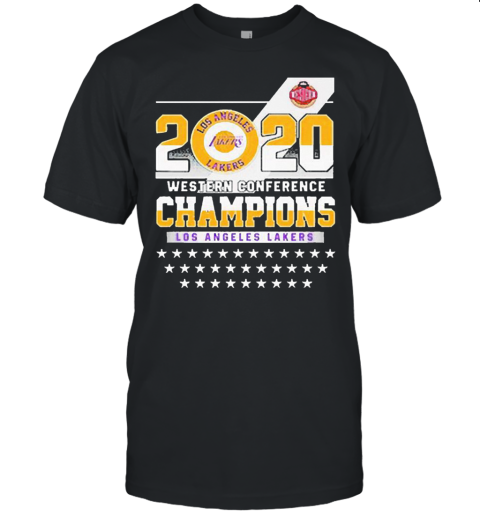 Los Angeles Lakers Western Conference Champions 2020 Unisex Jersey Tee