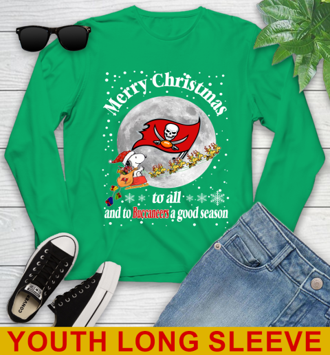 Tampa Bay Buccaneers Merry Christmas To All And To Buccaneers A Good Season NFL Football Sports Youth Long Sleeve 7