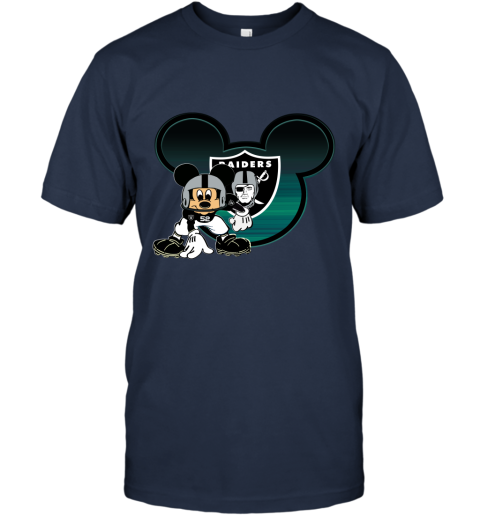 NFL Oakland Raiders Mickey Mouse Disney Super Bowl Football T Shirt -  Rookbrand