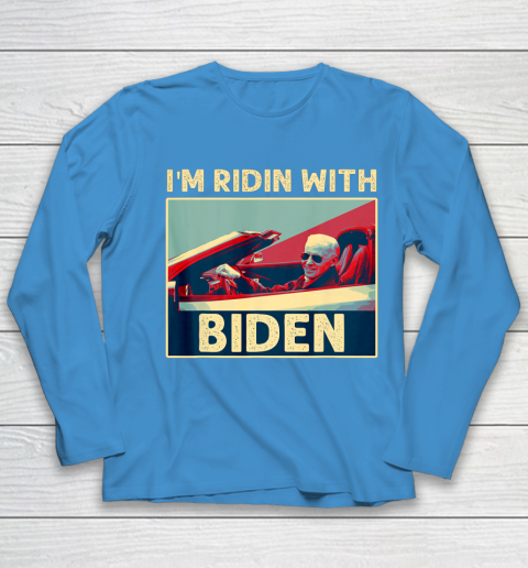 I'm Riding With Joe Biden Youth Long Sleeve 5