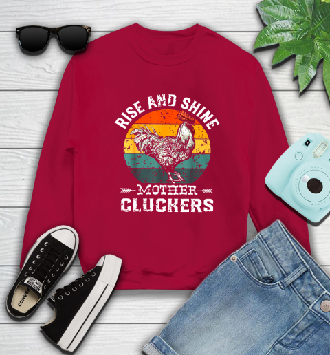 Rise And Shine Mother Cluckers Vintage Shirt 32