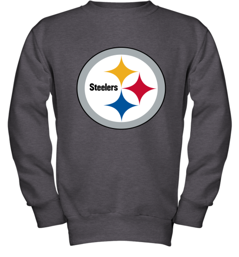 Pittsburgh Steelers NFL Pro Line Gray Victory Youth Sweatshirt 