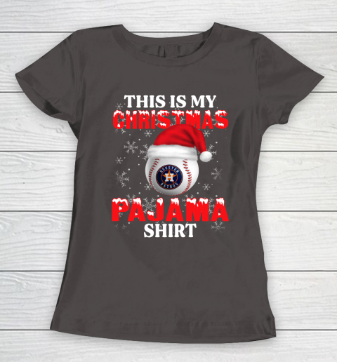 Houston Astros This Is My Christmas Pajama Shirt MLB Women's T-Shirt 7