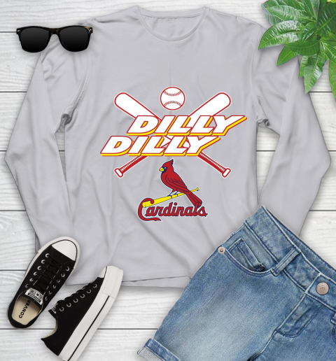 MLB St.Louis Cardinals Dilly Dilly Baseball Sports Youth Long Sleeve 5