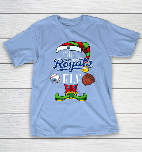 Kansas City Royals Christmas ELF Funny MLB T-Shirt 10