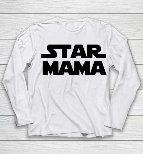 Mother's Day Funny Gift Ideas Apparel  Star Mama T Shirt Youth Long Sleeve