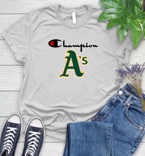 MLB Baseball Oakland Athletics Champion Shirt Women's T-Shirt
