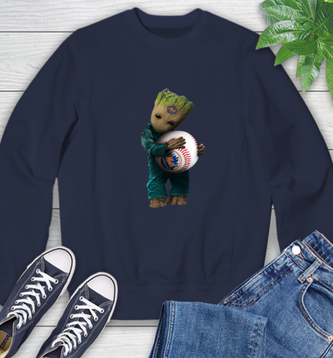 MLB Groot Guardians Of The Galaxy Baseball Sports New York Mets Sweatshirt 3