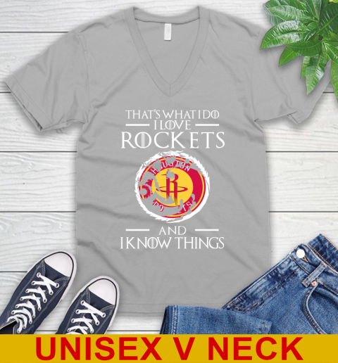 Houston Rockets NBA Basketball That's What I Do I Love My Team And I Know Things Game Of Thrones 49