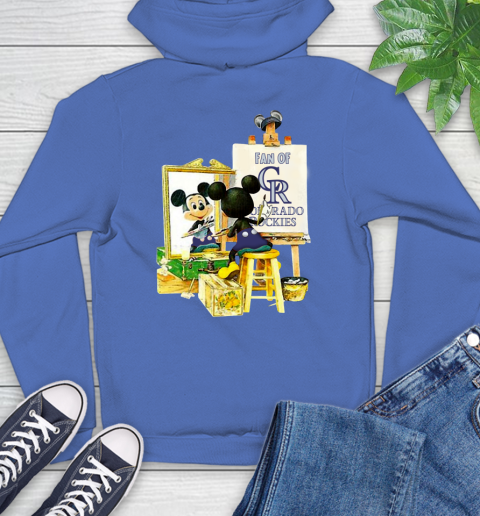 MLB Baseball Colorado Rockies Mickey Drawing Shirt 22