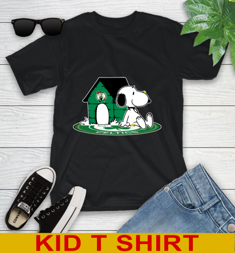NBA Basketball Boston Celtics Snoopy The Peanuts Movie Shirt Youth T-Shirt 2