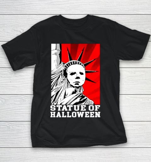 Michael Myers Statue Of Halloween Youth T-Shirt