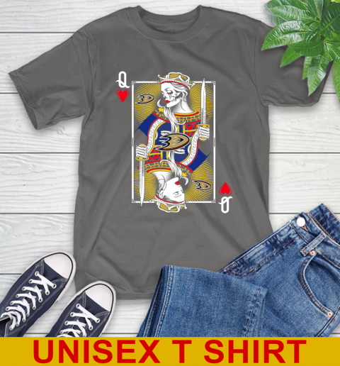 NHL Hockey Anaheim Ducks The Queen Of Hearts Card Shirt T-Shirt 10