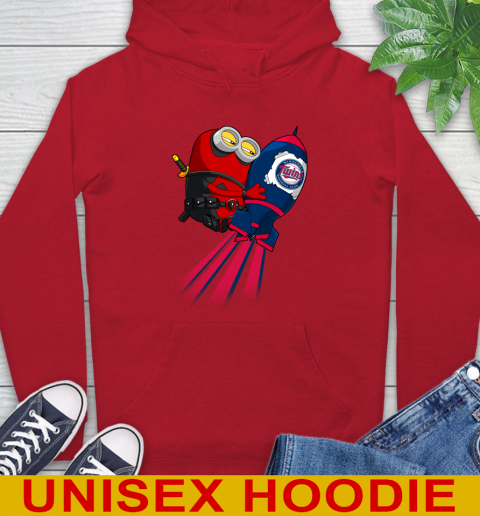 MLB Baseball Minnesota Twins Deadpool Minion Marvel Shirt Hoodie 10