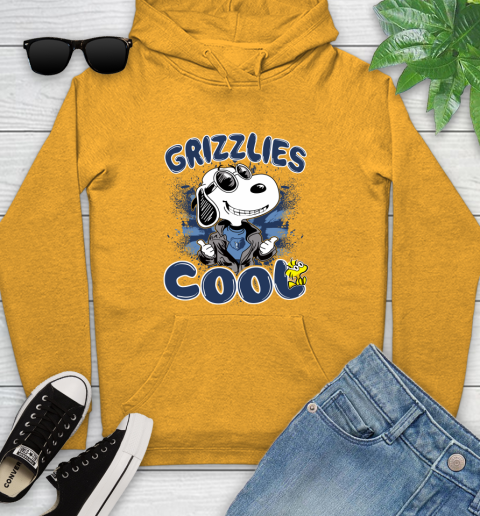NBA Basketball Memphis Grizzlies Cool Snoopy Shirt Youth Hoodie 2