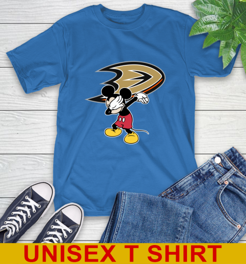 Anaheim Ducks NHL Hockey Dabbing Mickey Disney Sports T-Shirt 9