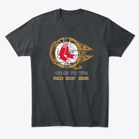 unaf come to the boston red sox side star wars classic t shirt 2 front black