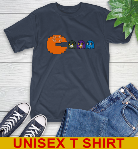 Chicago Bears NFL Football Pac Man Champion T-Shirt 4