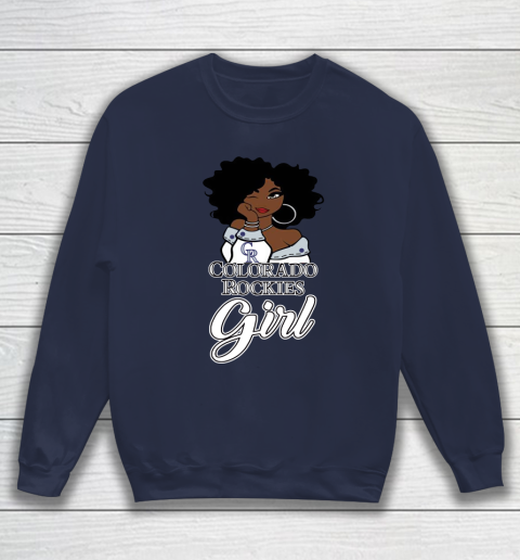 Colorado Rockiess Girl MLB Sweatshirt 3