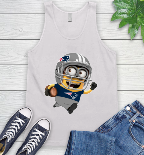 NFL New England Patriots Minions Disney Football Sports Tank Top