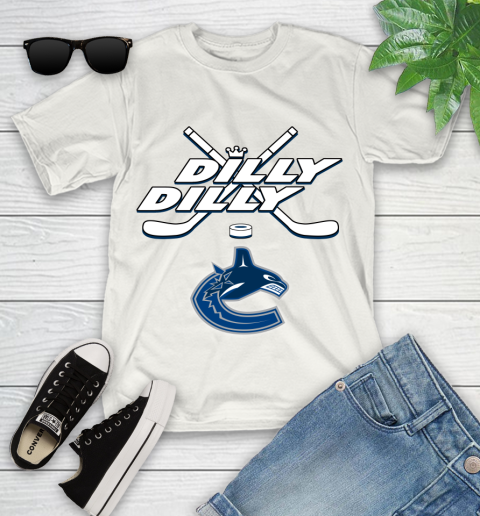 NHL Vancouver Canucks Dilly Dilly Hockey Sports Youth T-Shirt
