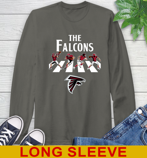 NFL Football Atlanta Falcons The Beatles Rock Band Shirt Long Sleeve T-Shirt 10