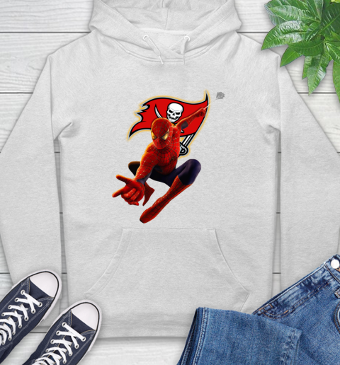 NFL Spider Man Avengers Endgame Football Tampa Bay Buccaneers Hoodie