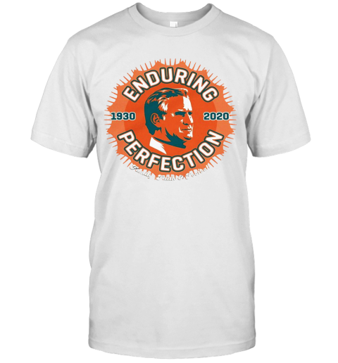 Enduring Perfection 1930 2020 Family Faith Football T-Shirt